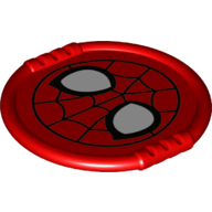 Lego Duplo Disk with Spider-man Face Print / Red