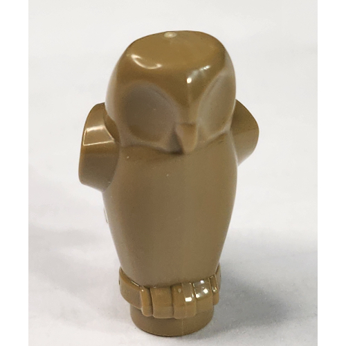 Lego Animal, Bird, Owl Small, Angular Features / Dark Tan