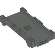 Lego Track System, Straight Track 16 x 8 x 2 / Dark Gray