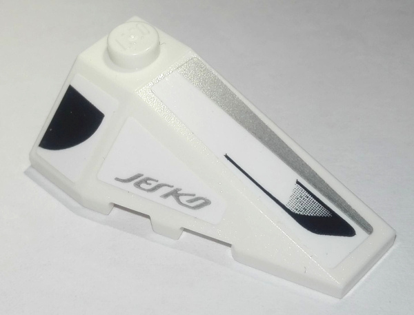 Lego Wedge 4 x 2 Triple Right with Air Vents and 'JESKO' Pattern (Stickers) - Set 76900