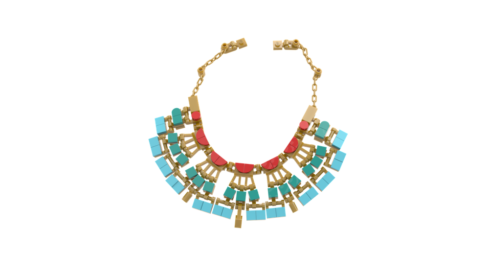 Lego Egyptian necklace jewel