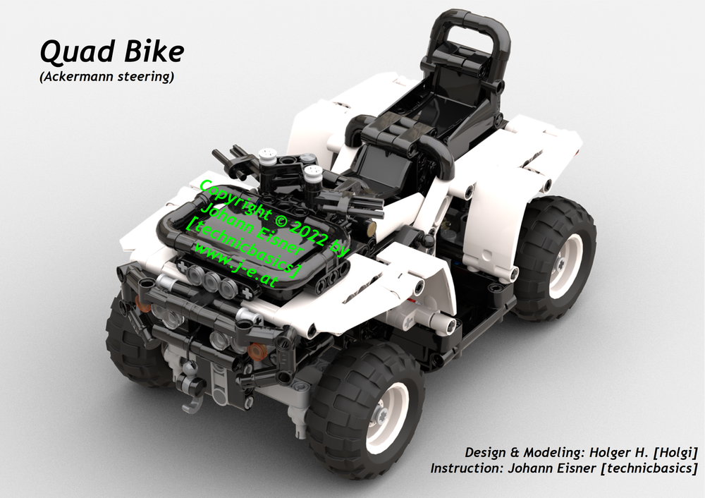 Lego Quad Bike (Ackermann steering)