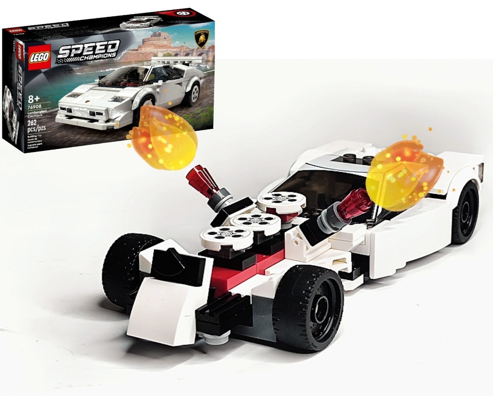 Lego 76908 Flatest Hot Rod Lamborghini Countach