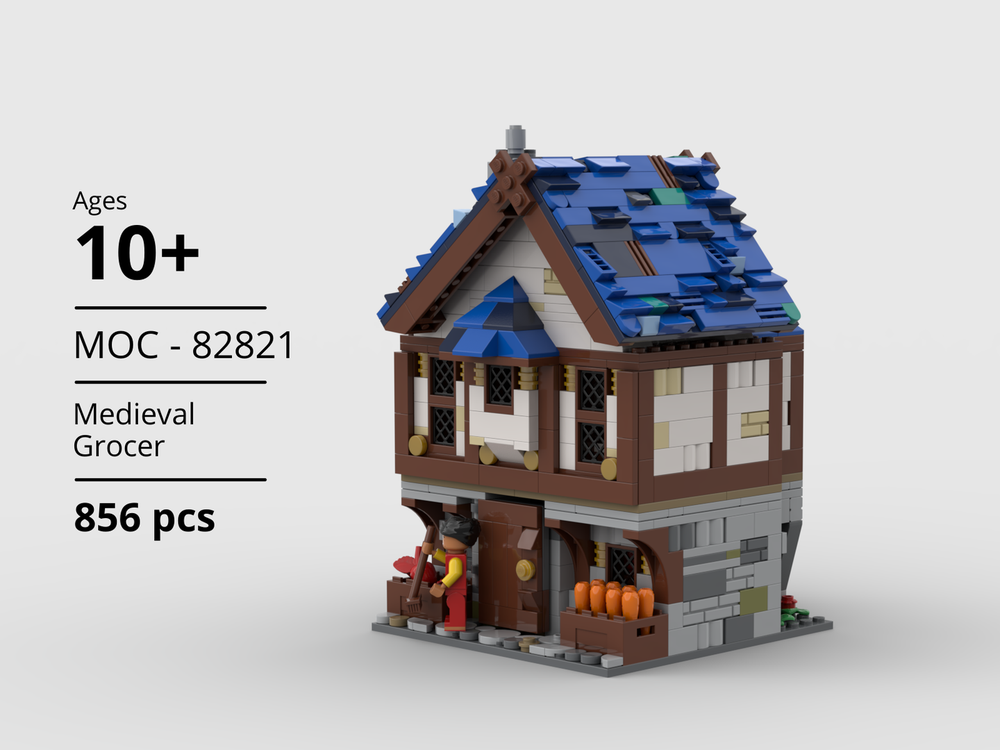 Lego Medieval Grocer (Modular)