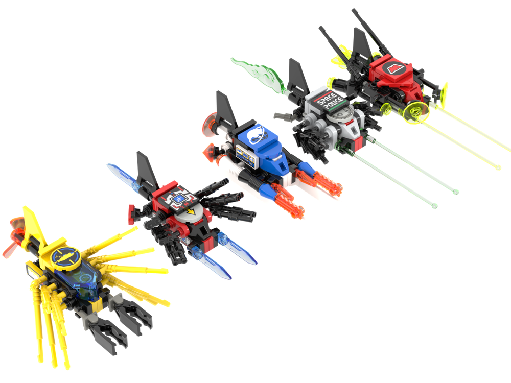 Lego Flak Drone 90's space versions
