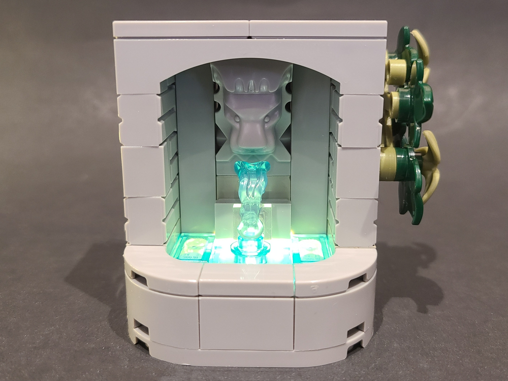 Lego Lion's Head Fountain