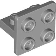 Lego Bracket 1 x 2 - 2 x 2 Centered / Light Bluish Gray