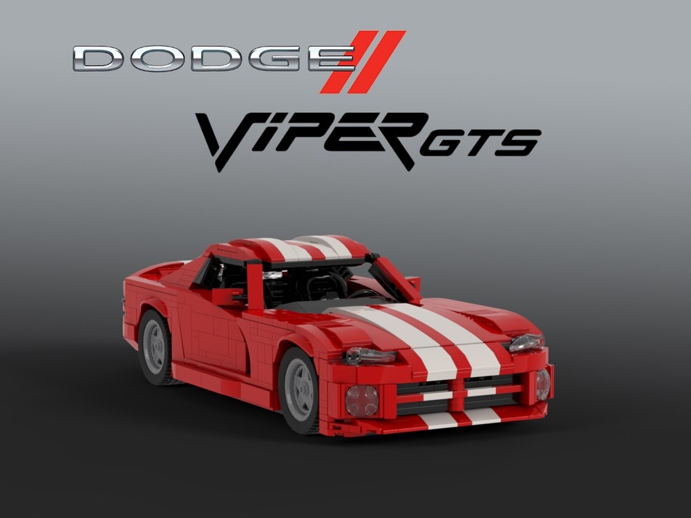 Lego Dodge Viper GTS (1996-2002) - Red version