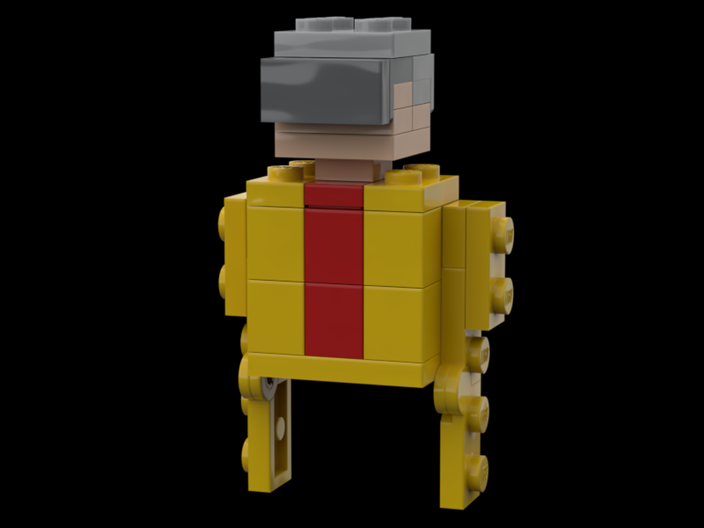 Lego Doc Brown from the second film for Delorian