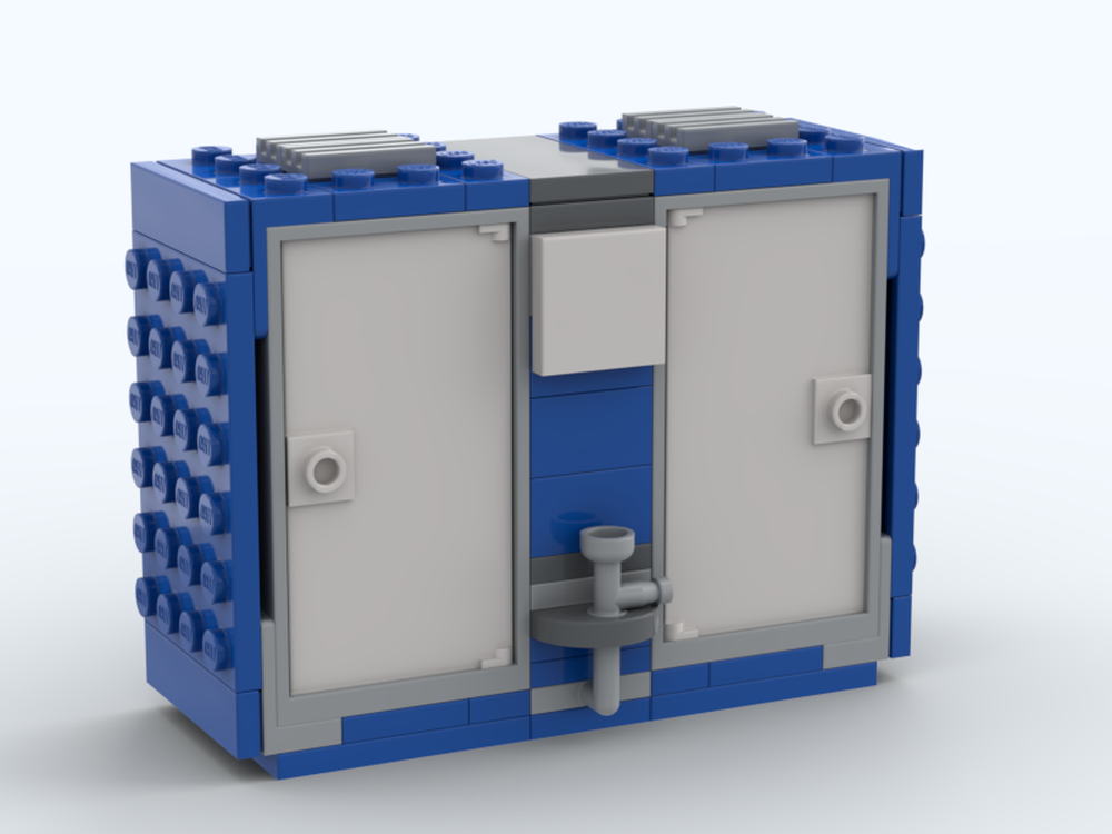 Lego Portable Bathrooms with Drinking Fountain