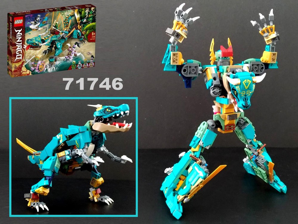 Lego Transformer Dinosaur from LEGO Ninjago 71746: Jungle Dragon