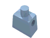 Lego Torso [Plain] / Bright Light Blue