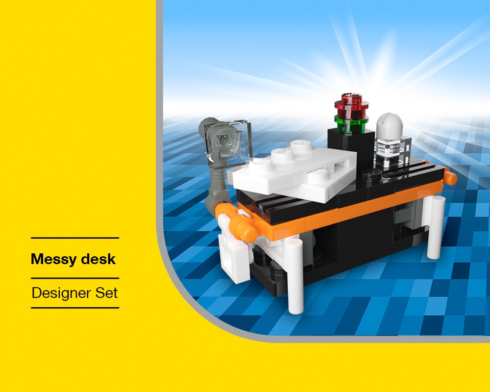 Lego Messy desk