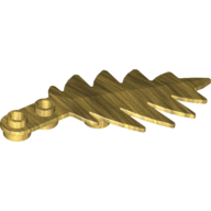 Lego Plant, Palm Leaf Small / Pearl Gold