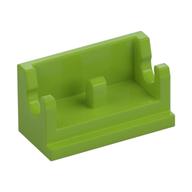 Lego Hinge Brick 1 x 2 Base / Lime