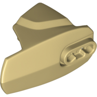 Lego Large Figure Limb Cover, Size 5, Armor with Ball Joint Socket / Tan