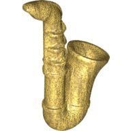 Lego Musical Instrument Saxophone / Pearl Gold