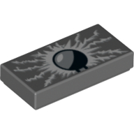 Lego Tile 1 x 2 with Van der Graaf Generator Print