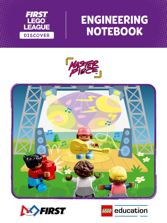 Lego MASTERPIECE Engineering Notebook (FLL Discover)