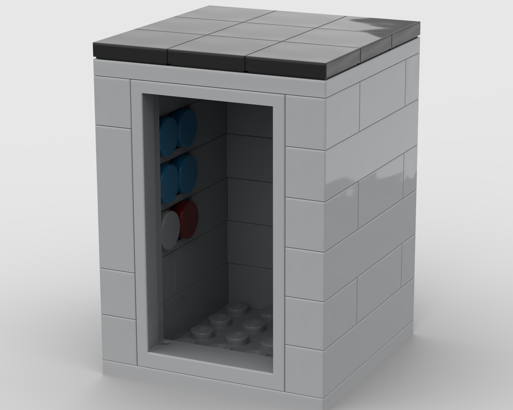 Lego Modular Office Building - Elevator