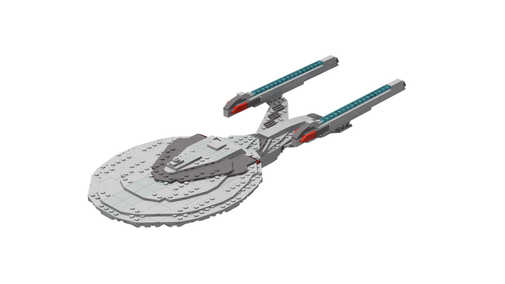 Lego Sovereign-Class Variants Smooth Edition (Enterprise-E + Alternate USS Cerritos)