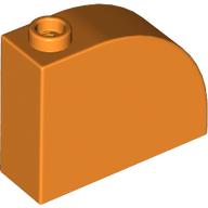 Lego Brick Curved 1 x 3 x 2 / Orange