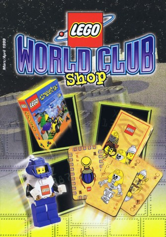 Lego 1999 Insert - World Club Magazine German - March/April (928.138-D)