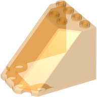 Lego Windscreen 5 x 4 x 3 / Trans-Orange