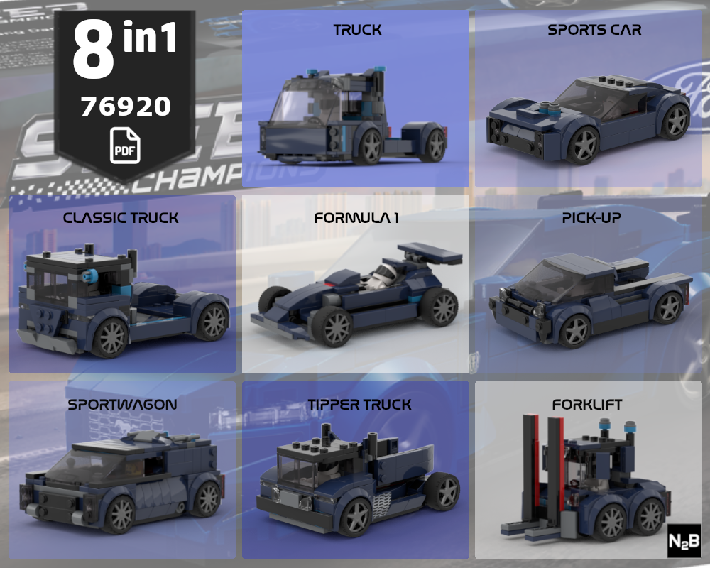 Lego 76920 Builder's Pack 8 in 1