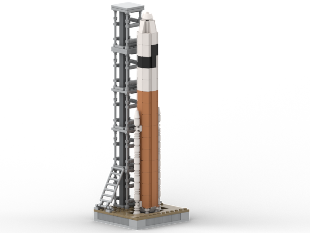 Lego Ares V with launchpad