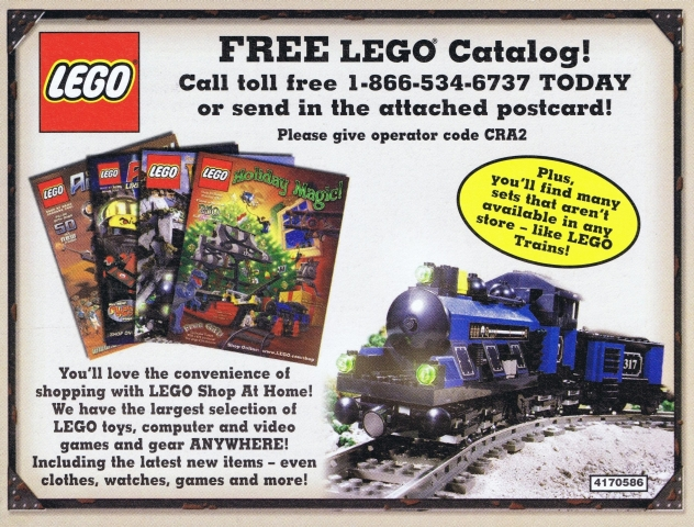 Lego 2002 Insert - Shop at Home - Train (4170586)