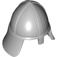 Lego Helmet Castle with Neck Protector / Light Bluish Gray