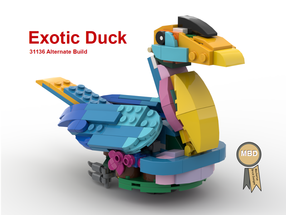 Lego Exotic Duck, 31136 Alternate Build