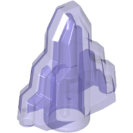 Lego Rock 1 x 2 Crystal Stepped