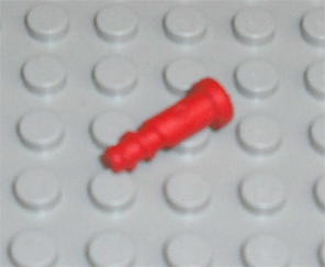 Lego Electric, Motor with Boat Propeller - Plastic Locking Screw / Red