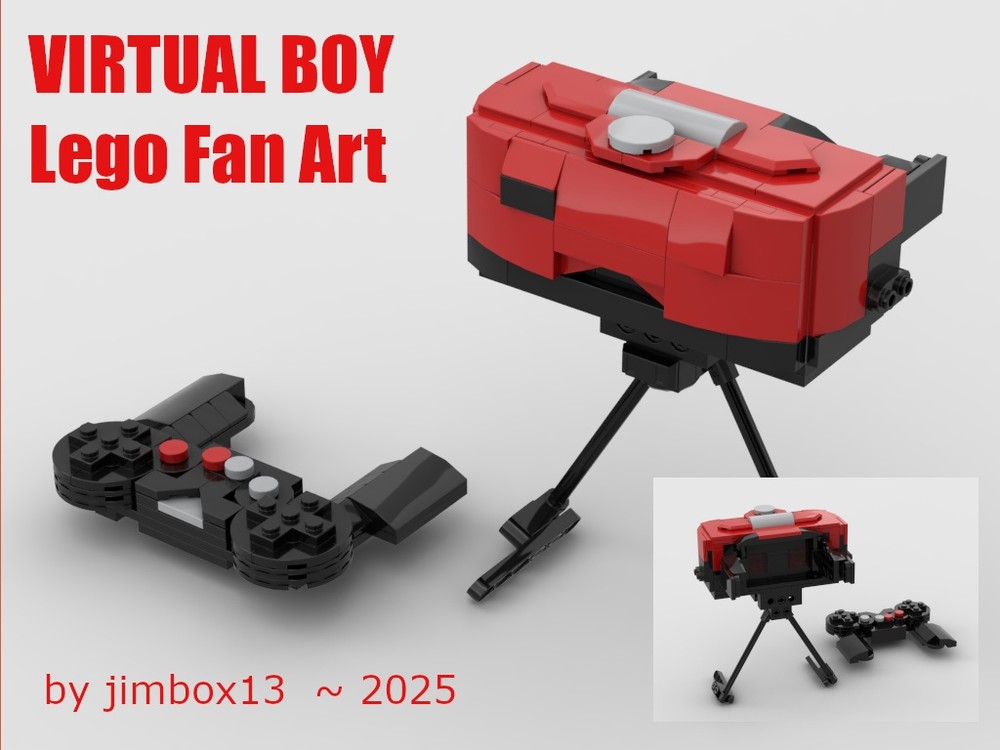 Lego Virtual Boy Fan Art Model