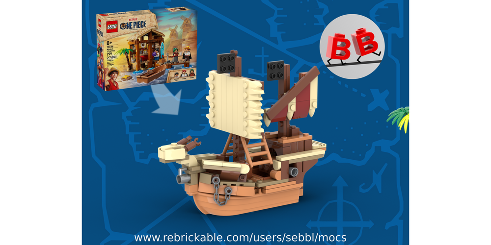 Lego 75636: Pirate King's Merry Voyage & Windmill Village Hut