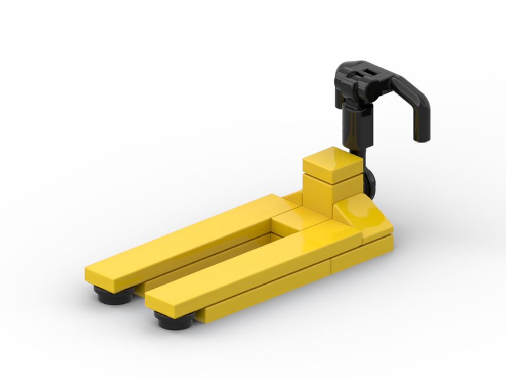 Lego Pallet Mover - Minifig Scaled