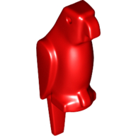 Lego Animal, Bird, Parrot [Plain] / Red