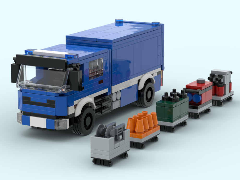 Lego THW MLW 4 IVECO Truck