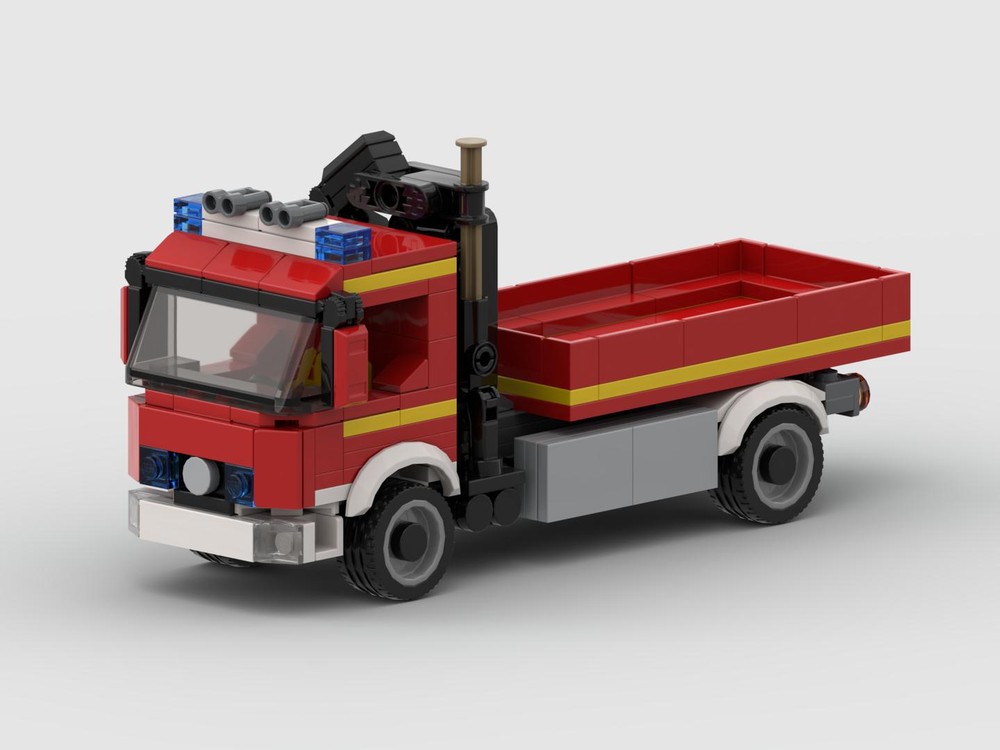 Lego Mercedes Feuerwehr LBW mit Kran