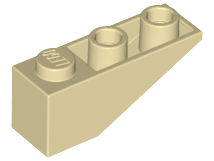Lego Slope, Inverted 33 3 x 1 / Tan