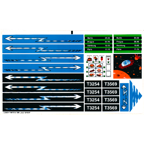 Lego Sticker Sheet for Sets 4560-1, 4561-1