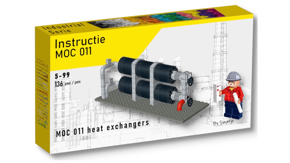 Lego MOC 011 heat exchangers