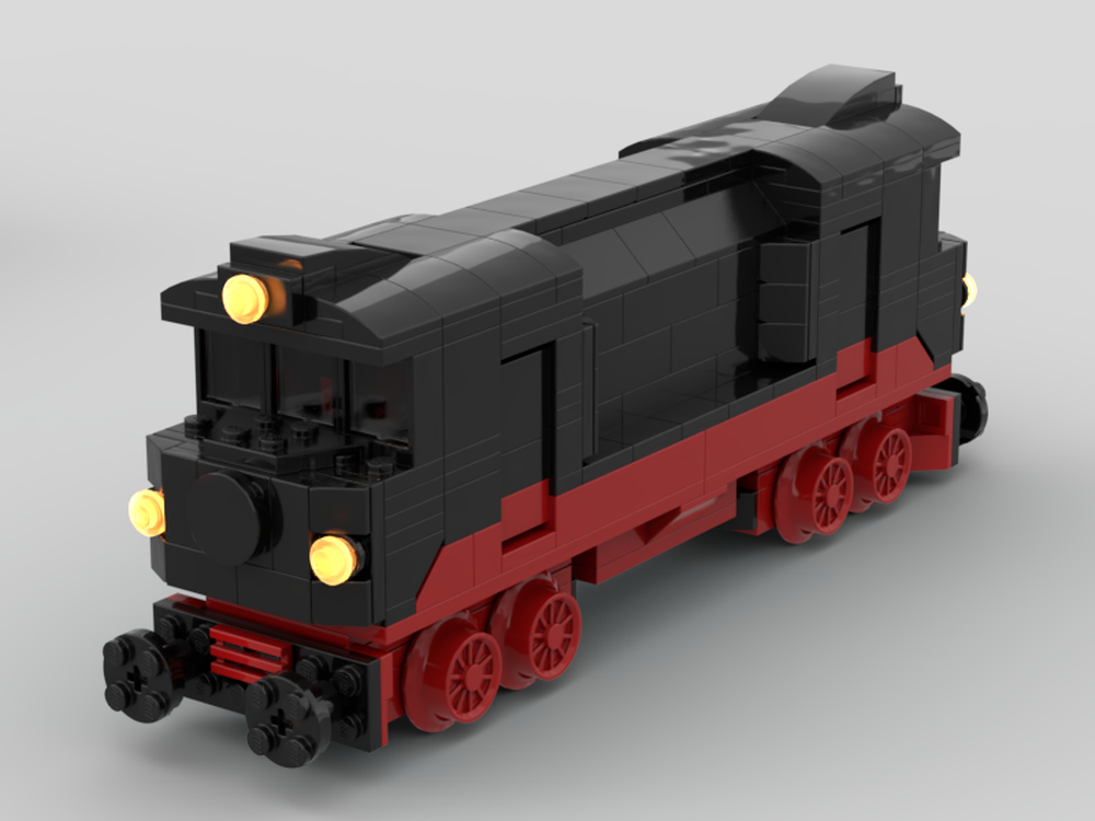 Lego cargo train (black edition)