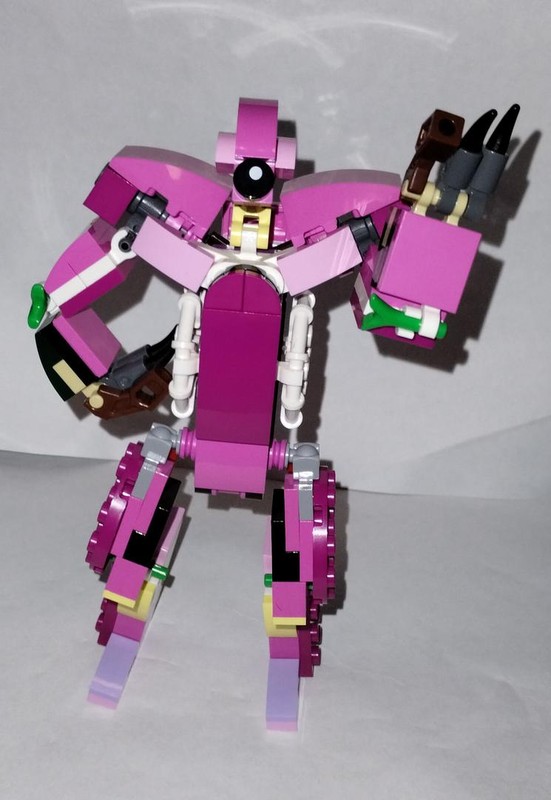 Lego Cyclops Robot (31144-1 Alternative with the extra pieces that come with the set)