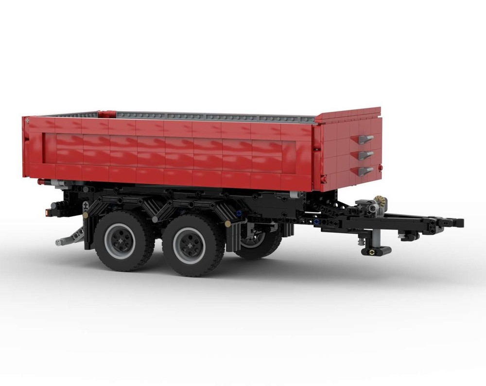 Lego Zentralachs- Kippanhänger/Center-Axle tipper trailer