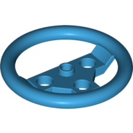 Lego Technic Steering Wheel Large / Dark Azure
