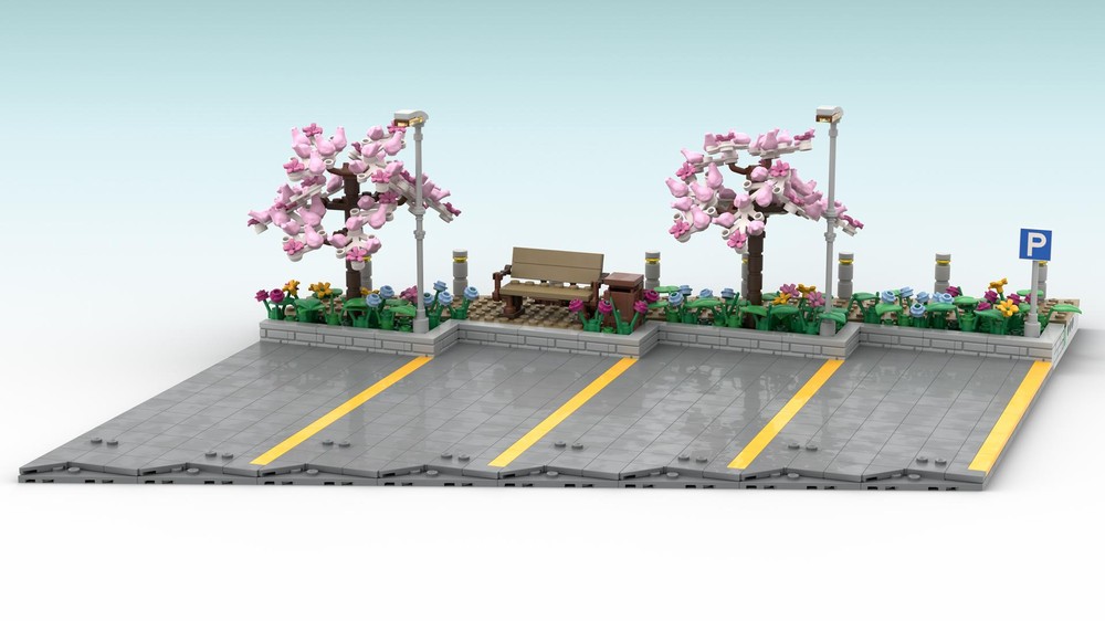 Lego Modular Speed Champions parking lot