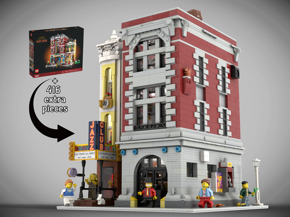 Lego Workshop with Water Tank- HQ Style - 10312 Modification